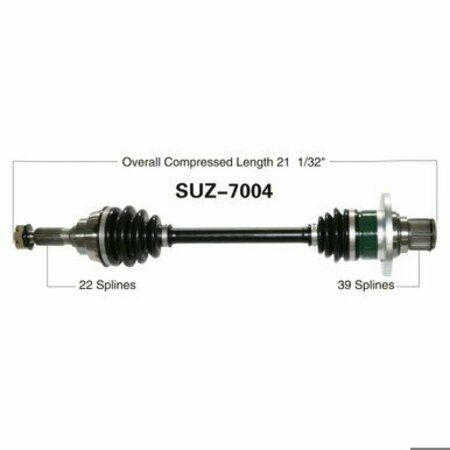 WIDE OPEN OE Replacement CV Axle for SUZUKI REAR LTA450/500/700/750X/XZ/XP SUZ-7004